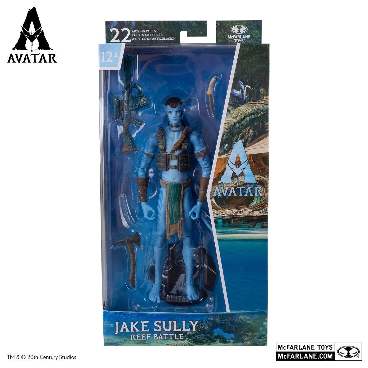 McFarlane Toys Avatar: The Way Of Water - Jake Sully (Reef Battle) Actionfigur – Bild 11