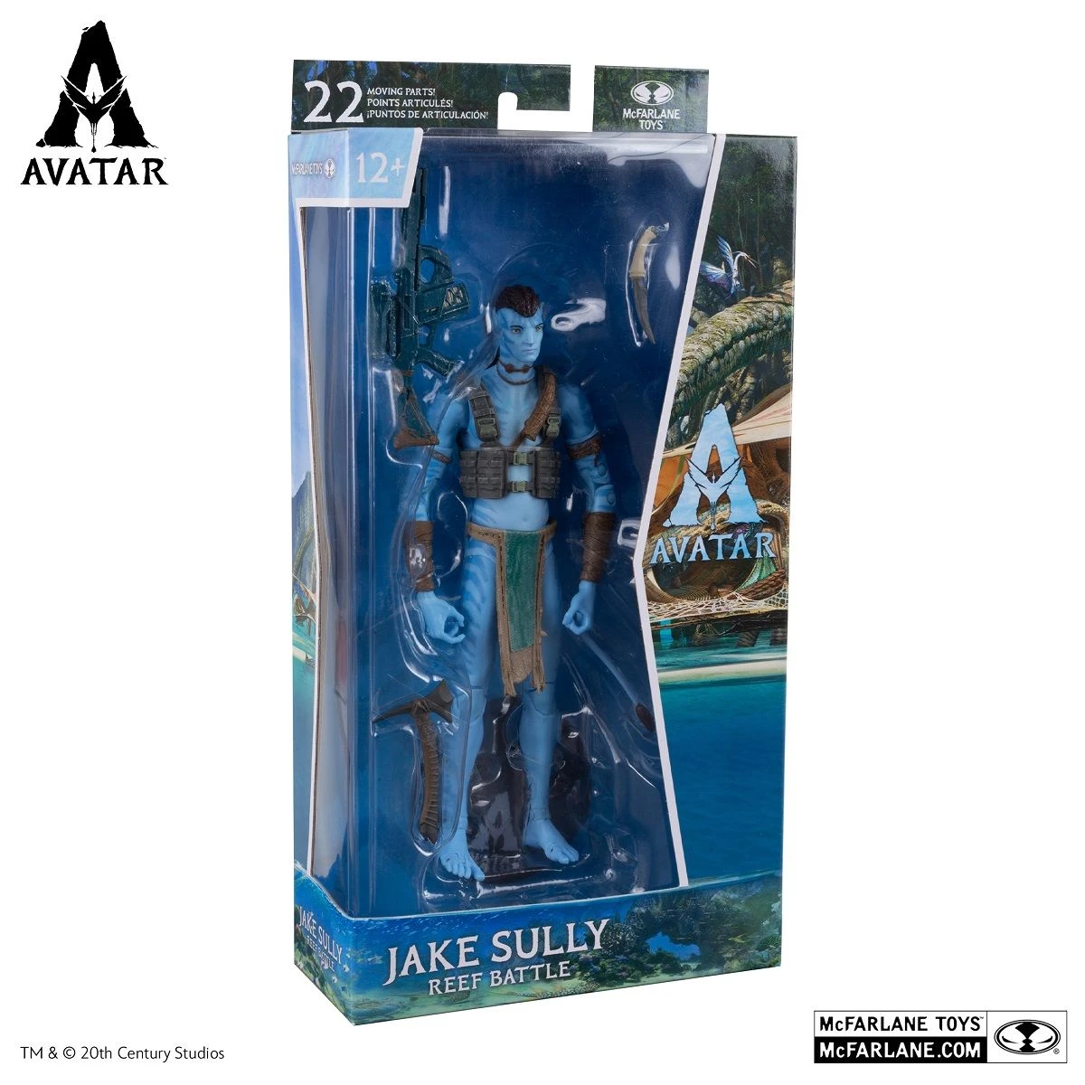 McFarlane Toys Avatar: The Way Of Water - Jake Sully (Reef Battle) Actionfigur – Bild 12