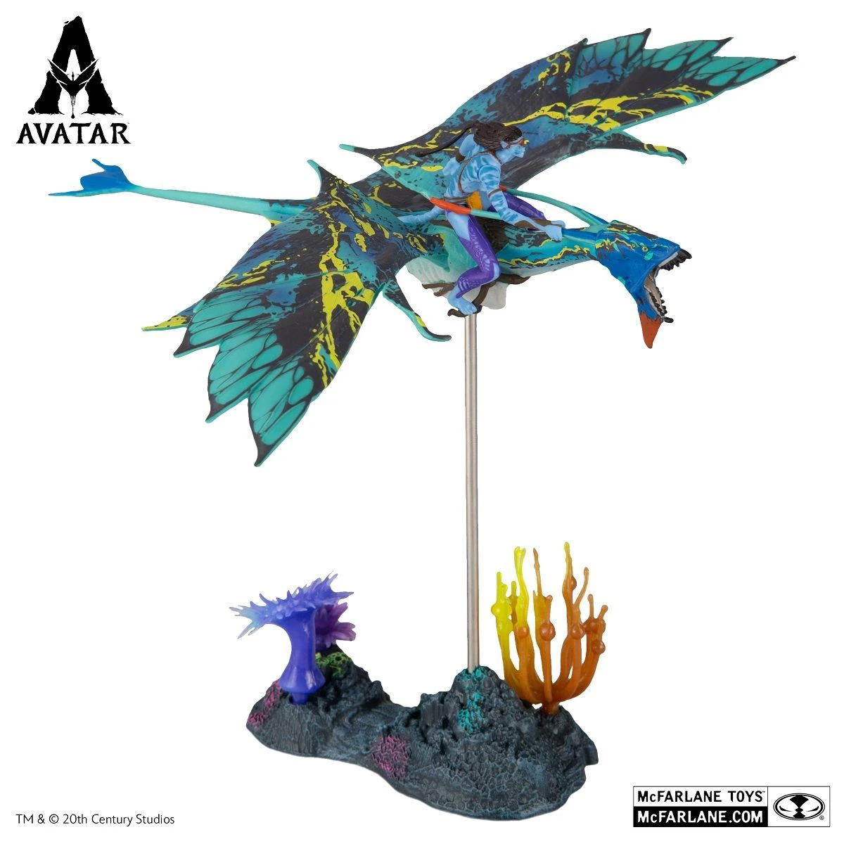 McFarlane Toys Avatar: The Way Of Water - Deluxe Banshee Rider Neytiri – Bild 7
