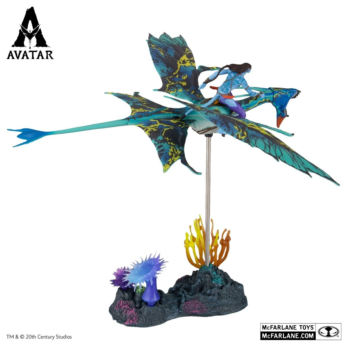 McFarlane Toys Avatar: The Way Of Water - Deluxe Banshee Rider Neytiri – Bild 6