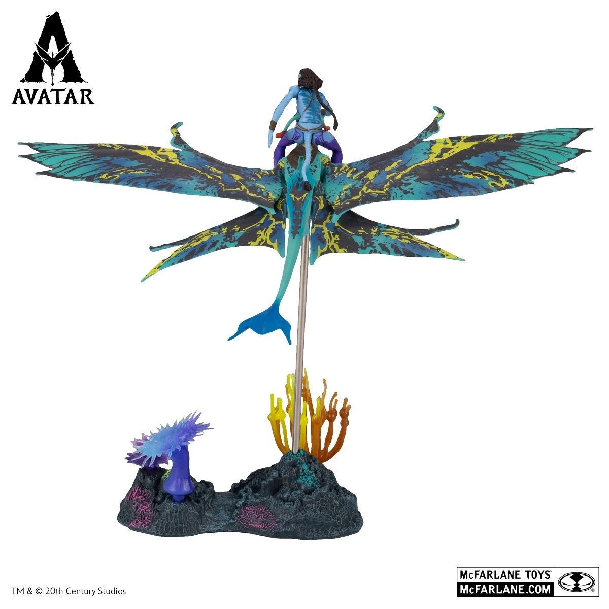 McFarlane Toys Avatar: The Way Of Water - Deluxe Banshee Rider Neytiri – Bild 5