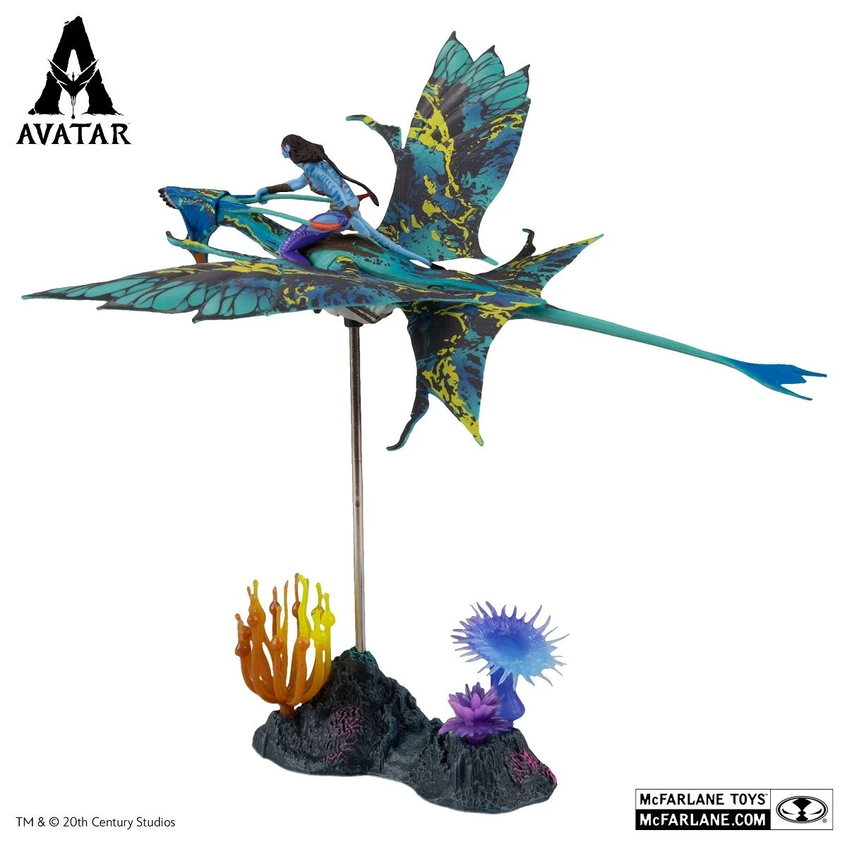 McFarlane Toys Avatar: The Way Of Water - Deluxe Banshee Rider Neytiri – Bild 4