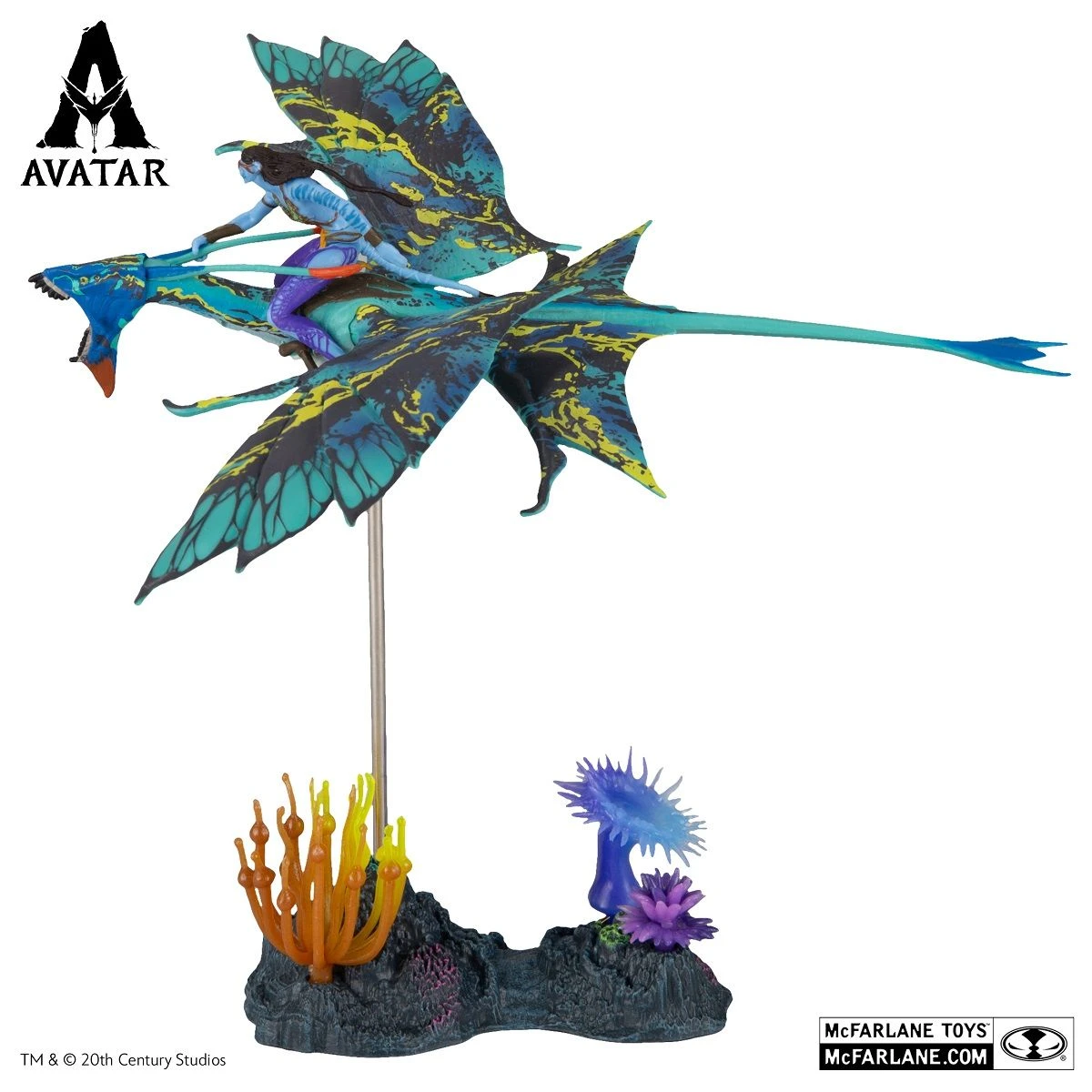McFarlane Toys Avatar: The Way Of Water - Deluxe Banshee Rider Neytiri – Bild 3