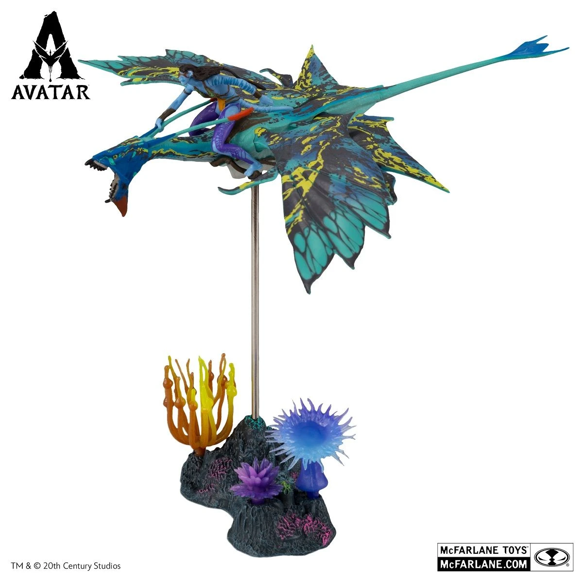 McFarlane Toys Avatar: The Way Of Water - Deluxe Banshee Rider Neytiri – Bild 2
