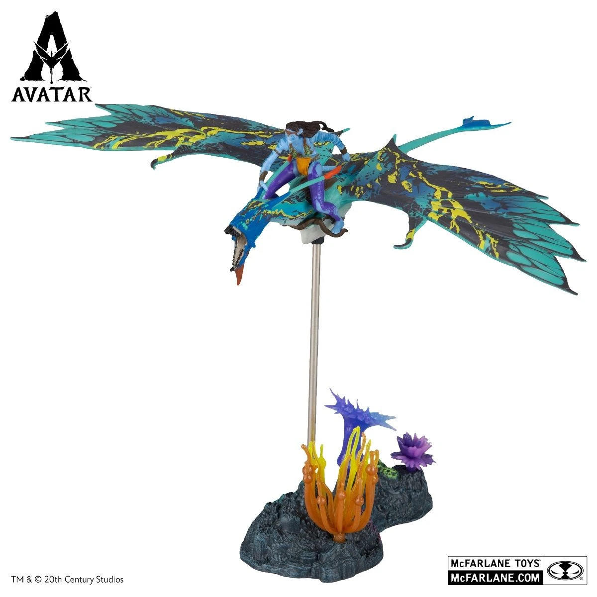 McFarlane Toys Avatar: The Way Of Water - Deluxe Banshee Rider Neytiri