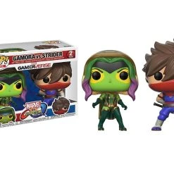 FUNKO POP! - Marvel Vs Capcom - Gamora & Strider Figuren