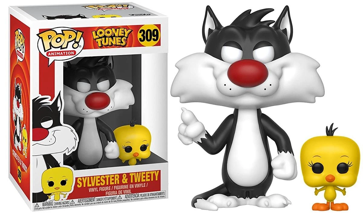 FUNKO POP! - Looney Tunes - Sylvester & Tweety Figur