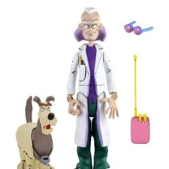 NECA Back To The Future - Toony Classics - Doc Brown Mit Einstein Figur