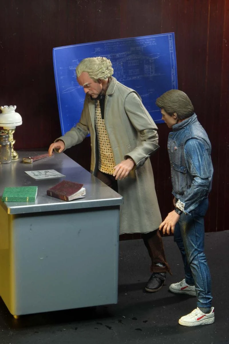 NECA Zurück In Die Zukunft - Doc Brown Ultimate Actionfigur – Bild 10