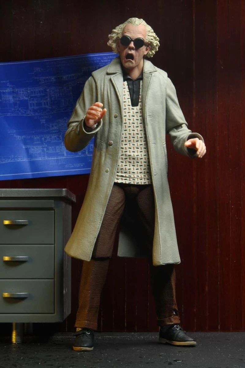 NECA Zurück In Die Zukunft - Doc Brown Ultimate Actionfigur – Bild 12