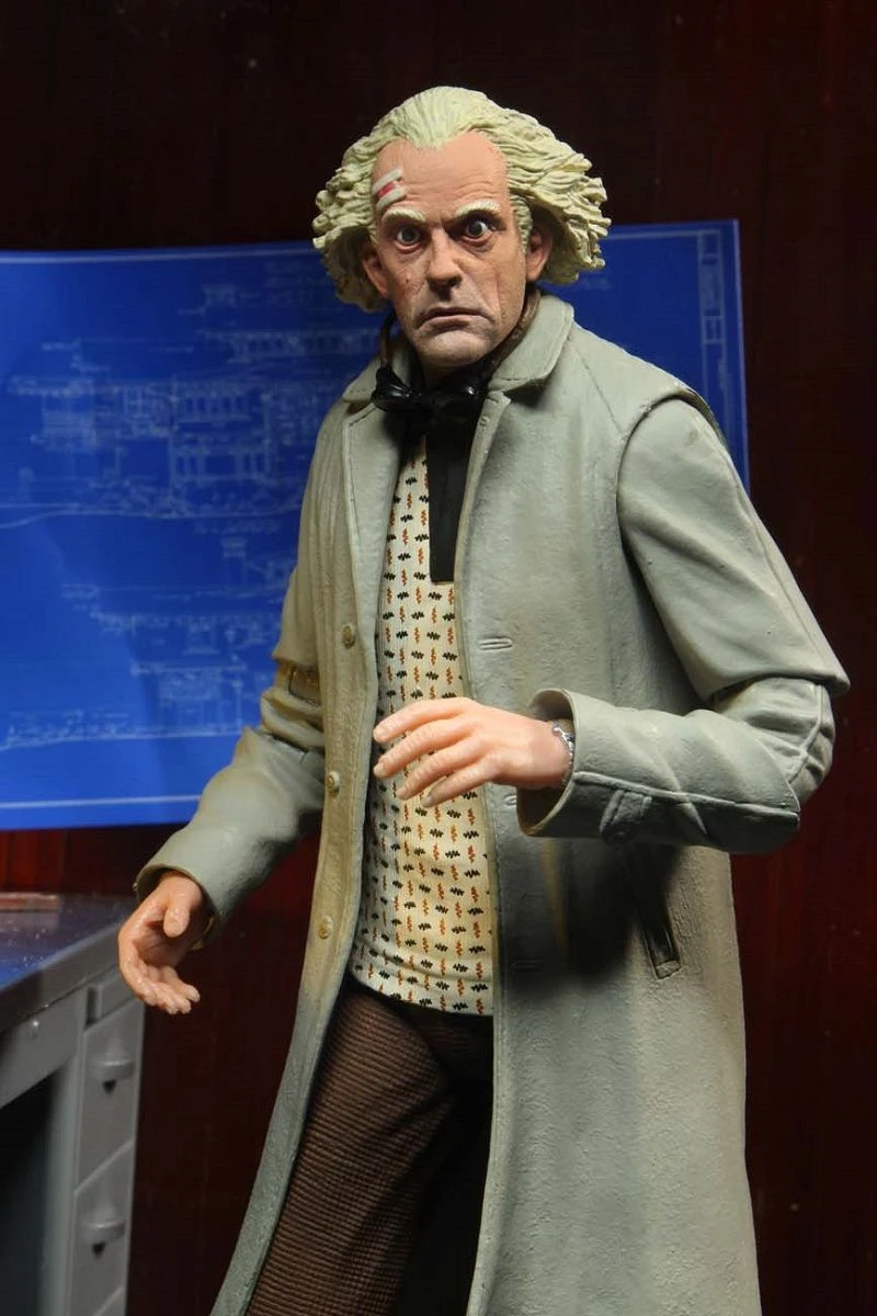 NECA Zurück In Die Zukunft - Doc Brown Ultimate Actionfigur – Bild 7