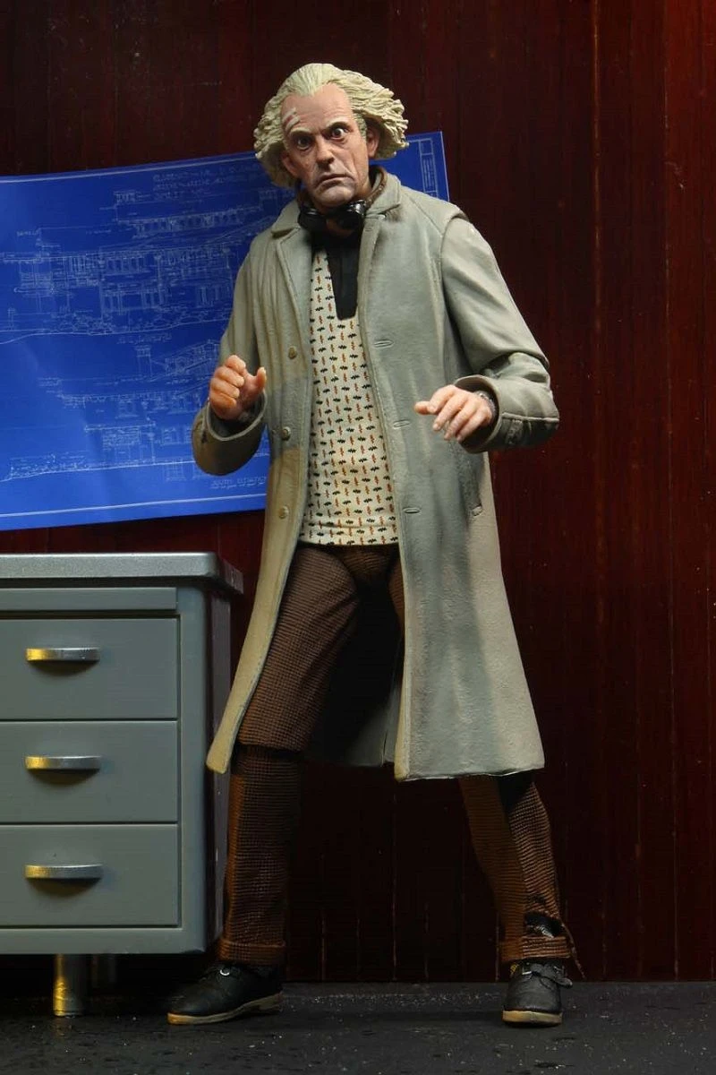 NECA Zurück In Die Zukunft - Doc Brown Ultimate Actionfigur – Bild 8