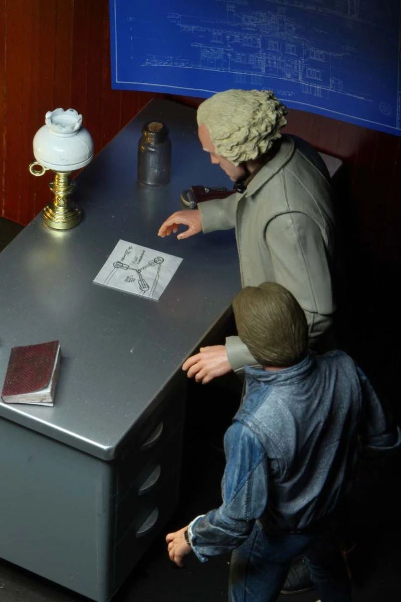 NECA Zurück In Die Zukunft - Doc Brown Ultimate Actionfigur – Bild 9