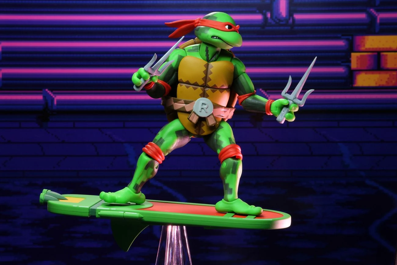 NECA Teenage Mutant Ninja Turtles (1990 Video-Game) - Raphael Actionfigur – Bild 2