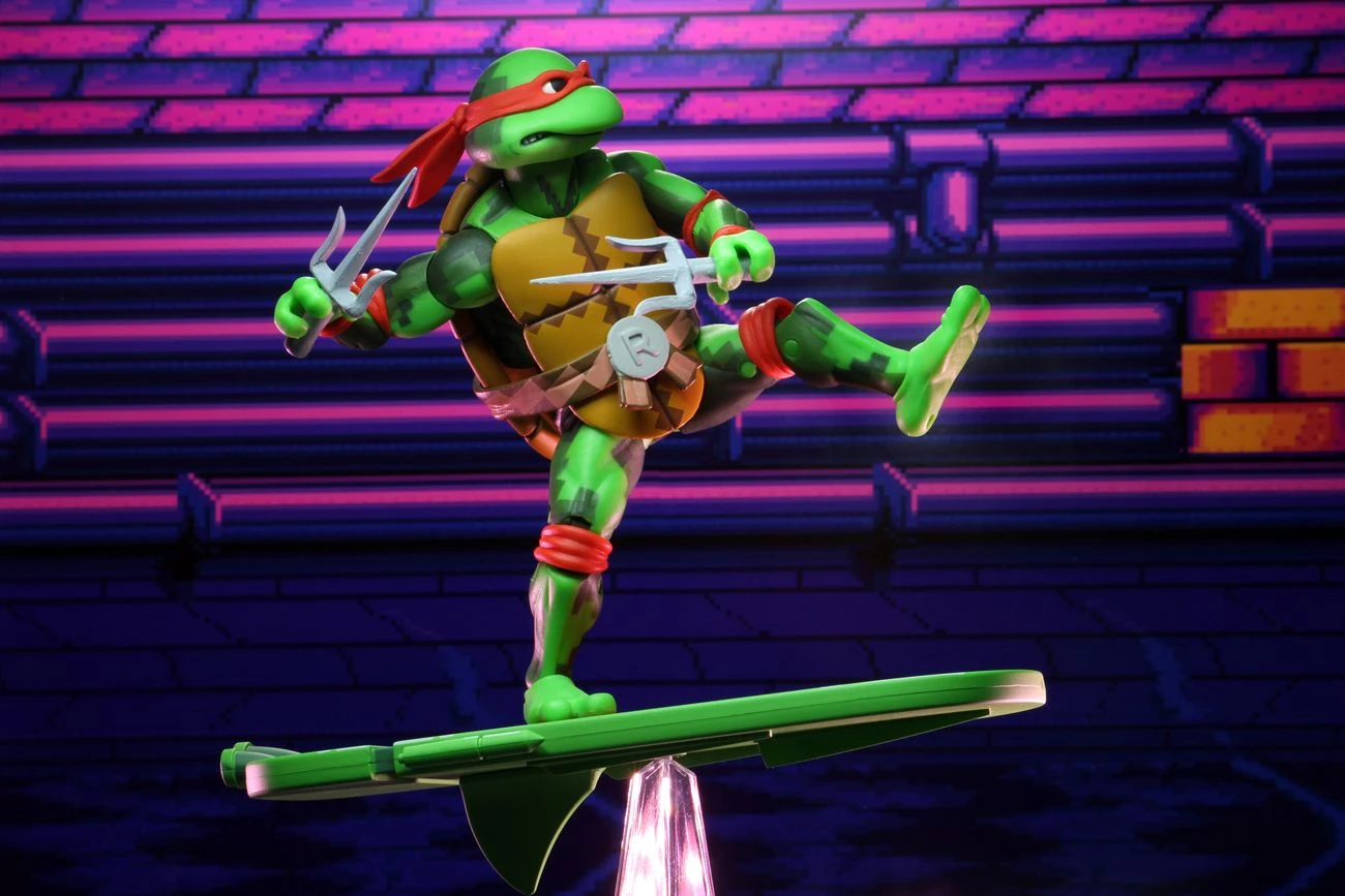 NECA Teenage Mutant Ninja Turtles (1990 Video-Game) - Raphael Actionfigur – Bild 4
