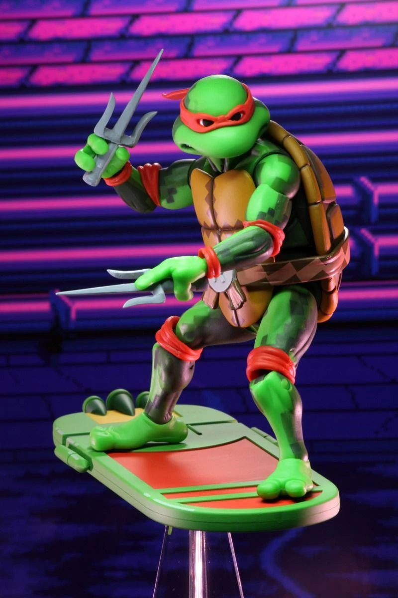 NECA Teenage Mutant Ninja Turtles (1990 Video-Game) - Raphael Actionfigur – Bild 5