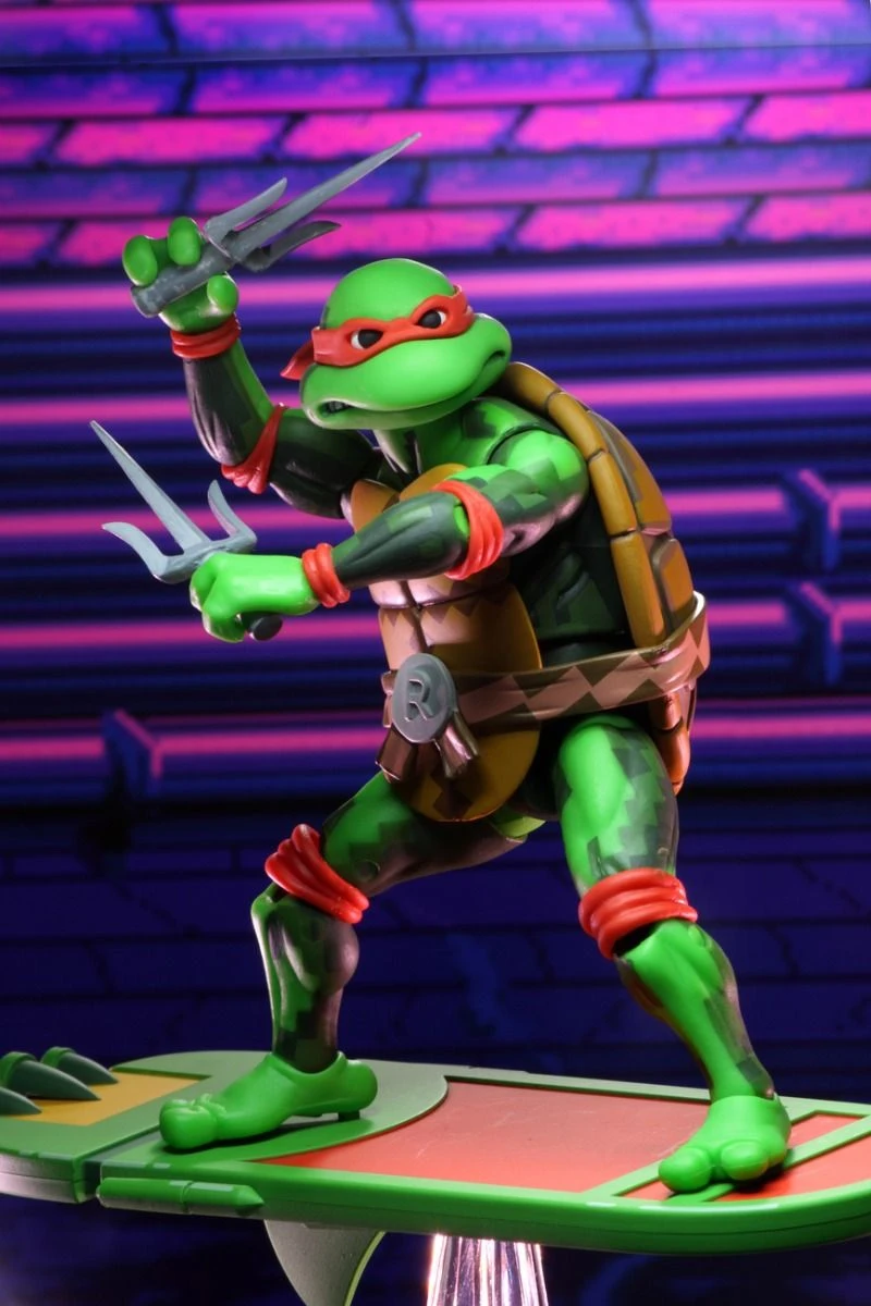 NECA Teenage Mutant Ninja Turtles (1990 Video-Game) - Raphael Actionfigur – Bild 7