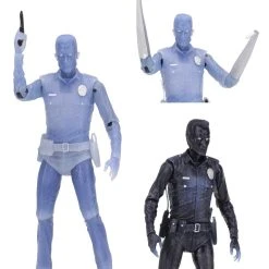 NECA Terminator 2 - Kenner Tribute - White Hot T-1000 Figur