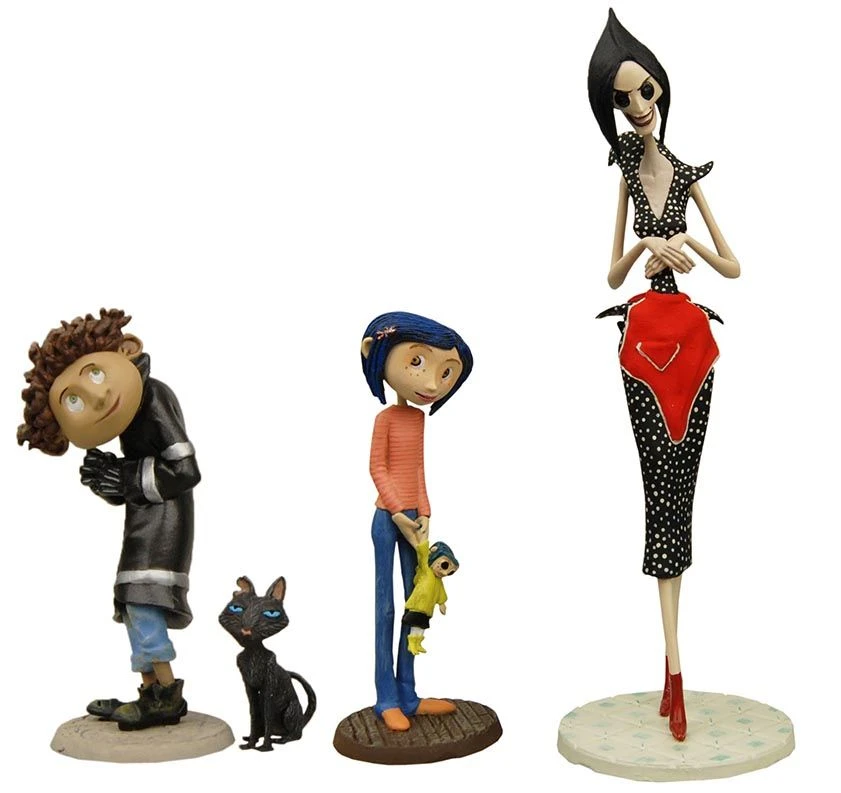 NECA Coraline - PVC Minifiguren - Best Of - 4er Figuren Set