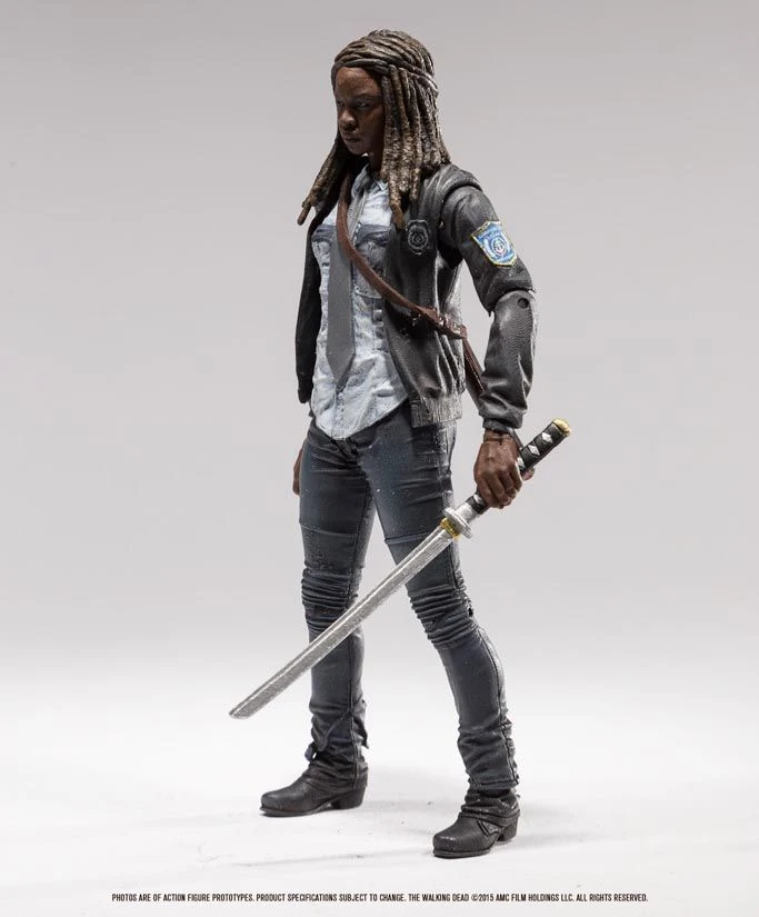 McFarlane Toys The Walking Dead TV Serie 9 - Constable Michonne Figur – Bild 4