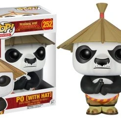 FUNKO POP! - Kung Fu Panda - Po Mit Hut/with Hat Figur