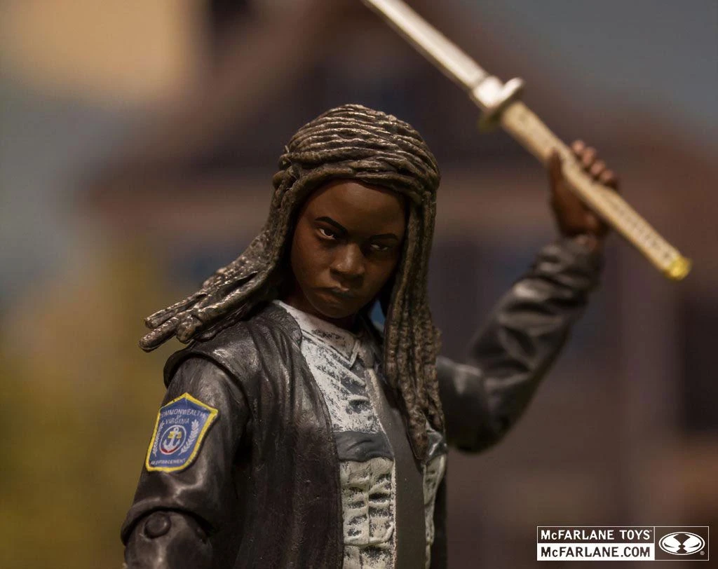 McFarlane Toys The Walking Dead TV Serie 9 - Constable Michonne Figur – Bild 7