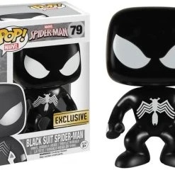 FUNKO POP! - Marvel Spider-Man - Black Suit Spider-Man Figur