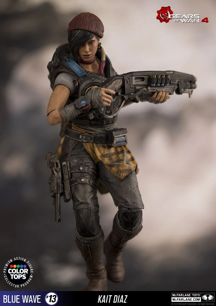McFarlane Toys Gears Of War 4 - Kait Diaz 17cm Color Tops Figur – Bild 7
