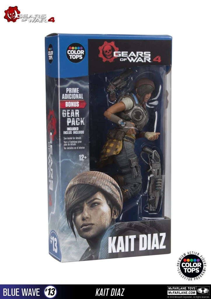 McFarlane Toys Gears Of War 4 - Kait Diaz 17cm Color Tops Figur