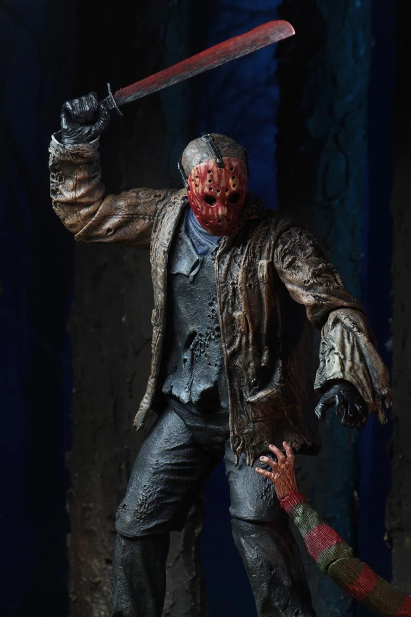NECA Freddy Vs Jason Figur - Ultimate Jason Voorhees – Bild 7