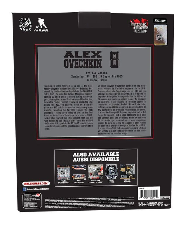 Imports Dragon NHL - Washington Capitals - Alexander Ovechkin - Figur – Bild 6