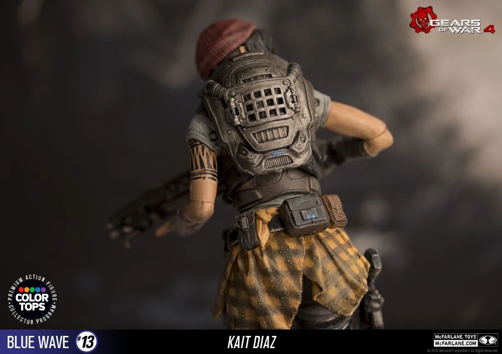 McFarlane Toys Gears Of War 4 - Kait Diaz 17cm Color Tops Figur – Bild 6