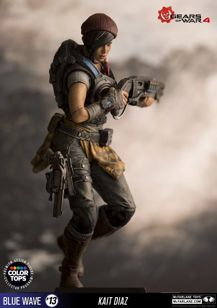 McFarlane Toys Gears Of War 4 - Kait Diaz 17cm Color Tops Figur – Bild 5
